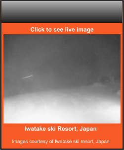 Iwatake ski Resort, Japan  Images courtesy of Iwatake ski resort, Japan    Click to see live image