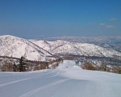Jiigatake ski resort japan