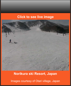 Norikura ski Resort, Japan  Images courtesy of Otari village, Japan    Click to see live image